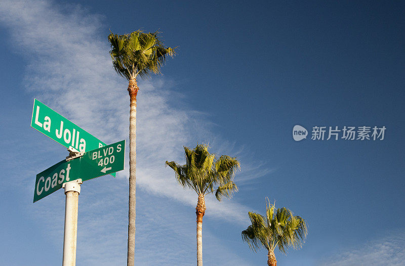海岸大道的La Jolla大道